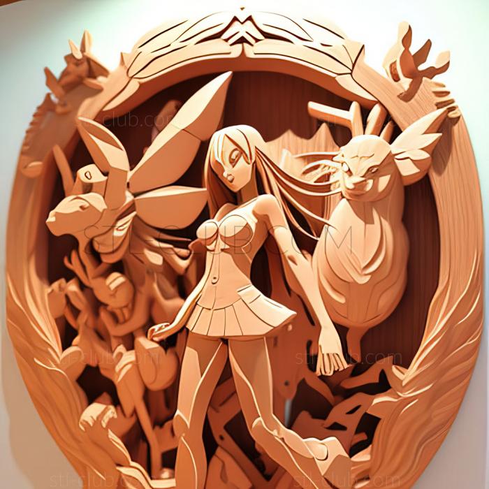 3D model Poetry Commotion The New Gym Leader Asuna The Hole Fill (STL)